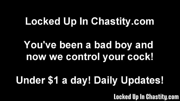 Image We hope you dont get hard in your chastity device
