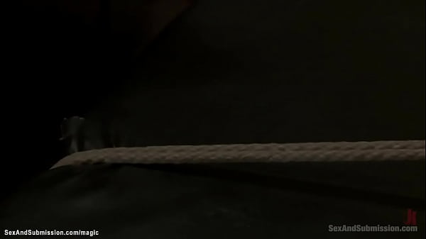 Image Ginger little ebony tied and fucked