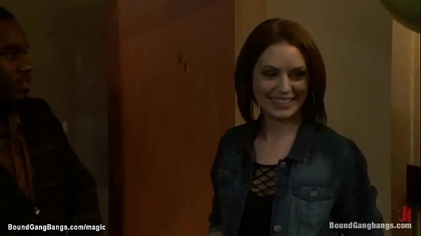 Image Hot girlfriend interracial group fucked