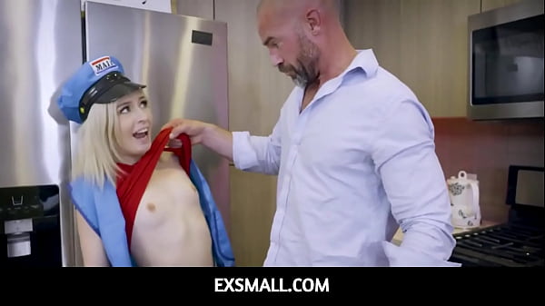 Image ExSmall  -  Tiny Little Blonde Teen Mail Carrier Fucked By Big Dick Customer - Minxx Marley