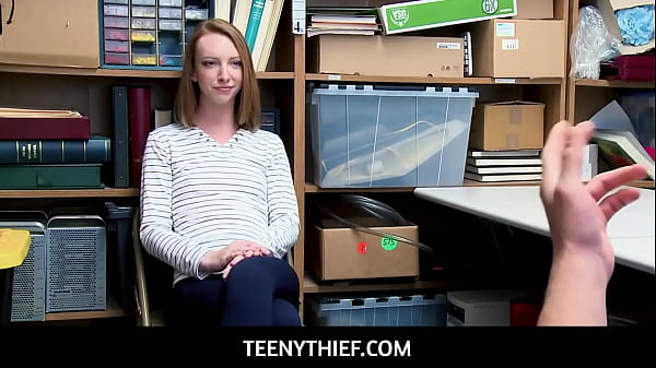 Image TeenyThief  -  Old Vigilant Security Fucks Lovely Redhead Katy Kiss At his Office