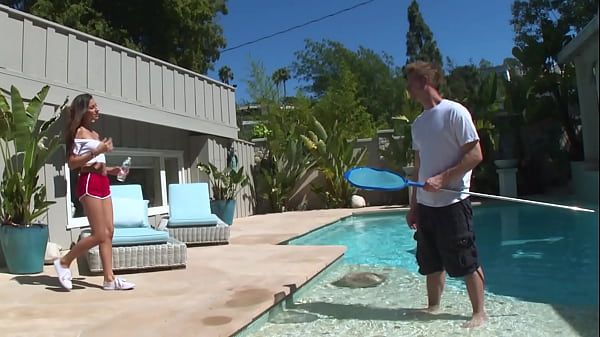 Image Petite Teen Nina North Fucks The Pool Man While Mums Isn't Watching