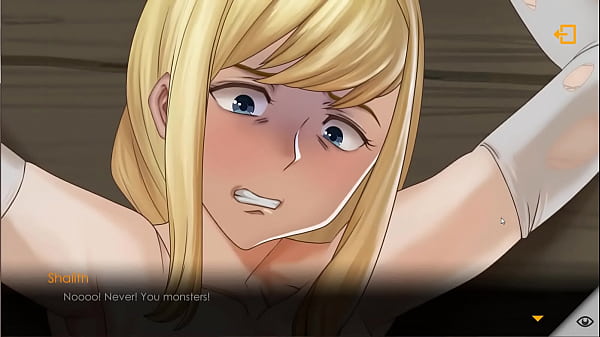 Image Hentai game Escape dungeon.The goblin king caught a bitch and gives her a pussy massage.
