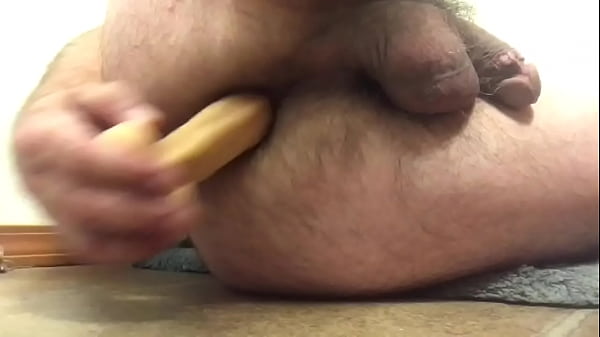 Image Sliding my dildo in my ass feels so good!