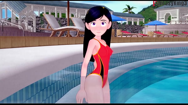 Image Violet Parr inside the pool POV | The Incredibles | Short (watch the full version on RED and extra scenes on premium)