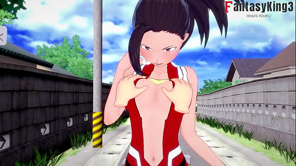 Image Momo Yaoyorozu blowjob and titijob in the streets pov | Boku no Hero | Short (more on red)
