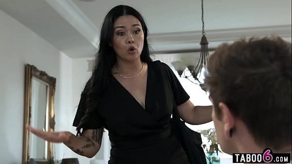 Image Bossy Asian MILF stepmom Dana Vespoli demands her stepson to eat her pussy