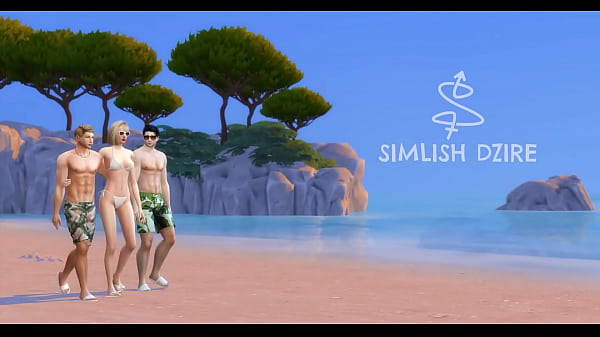 Image Beach Walk With Taylor And Joe - 3d Hentai - Preview Version