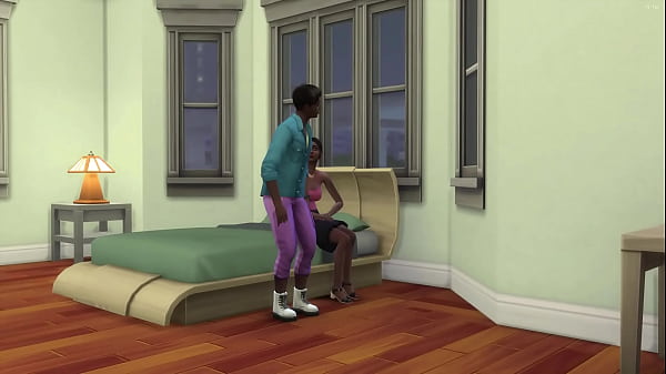 Image Shy Stepson creampie ebony Stepmom after catching him masturbating in front of the computer