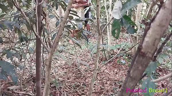 Image Big dick fucks African girl on their way to fetching mushroom