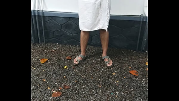 Image Indian boy stripping in towel