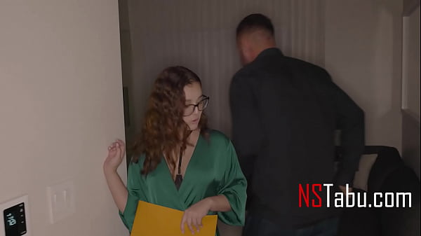 Image Nerdy Cute Hotel Manager Leana Lovings Fucks Maintenance