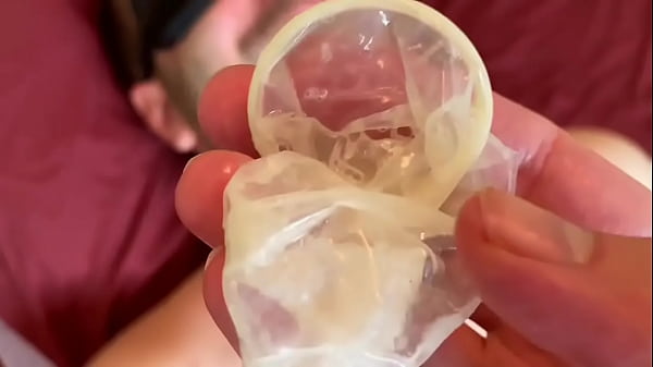 Image FEMDOM CUCKOLD EATS HIS OWN CUM FROM CONDOM AFTER CREAMPIE IN TANTALY DOLL