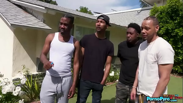Image Brunette Whitney Wright Gang Blows & Bangs A Bunch Of Big Black Negro Cocks!