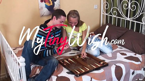 Image Anal creampie after playing backgammon