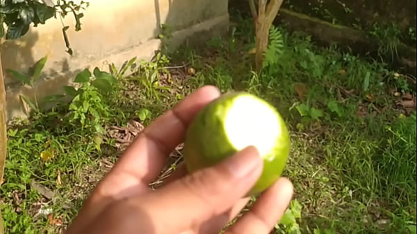 Image Pakinoon got Horny while Visiting Garden for Guava, Masturbating a Lot Moan Jerking and Unload