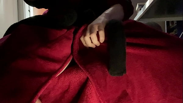 Image Big dick young guy jerks off under desk