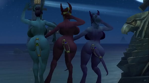 Image Draenei dancing naked