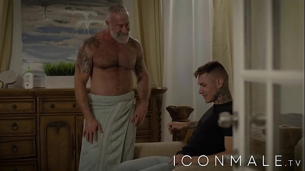 Image My stepfather undresses in front of me and he has a very big cock