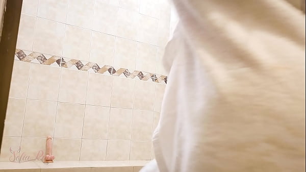 Image In the middle of a nice shower, I touch myself and masturbate until I cum.
