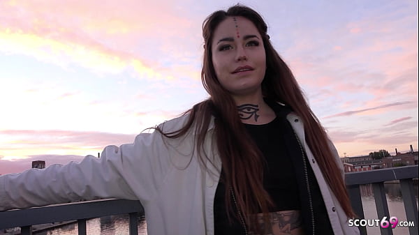 Image GERMAN SCOUT - Inked next Generation College Girl Jess Mori Pickup for Casting Fuck