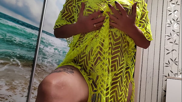 Image A sexy girlfriend asked me to suck and jerk off my dick before going to bed. The titted beauty did it magnificently