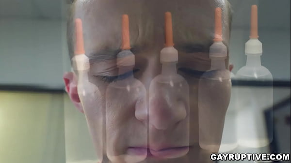 Image Alpha Wolfe enjoys fucking his co male star Grant Ducati until he cums hard all over his mouth