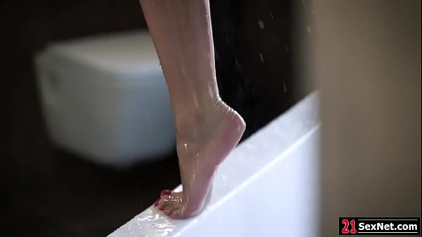 Image Hot cherry Kiss sucking her toes while getting her ass fucked