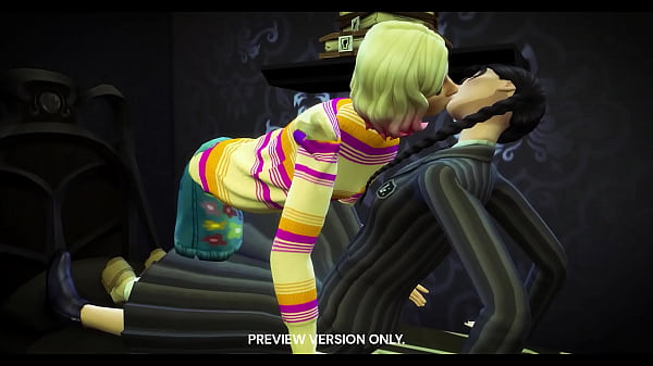 Image Wednesday Had First Sex With Enid - 3d Hentai - Preview Version