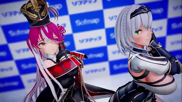 Image Hololive Houshou Marine Shirokane Noel Pink Cat mmd