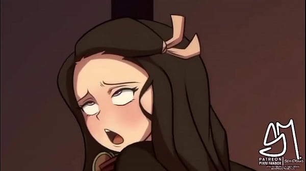 Image Tanjiro se folla a Nezuko