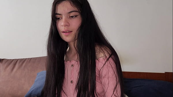 Image beautiful woman is fucked, she enjoys being penetrated, she bought a vibrator and wants to use it