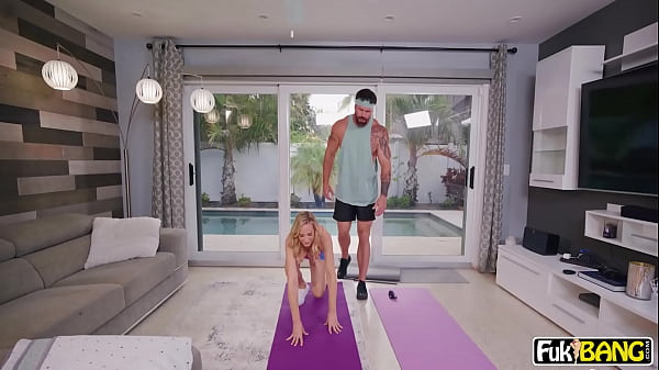 Image Lilly James Dick Down of Trainer Hunk Guy