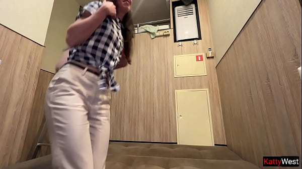 Image Fake Hostel - Caught a girl jerking off and went down to fuck her