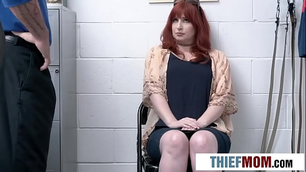 Image Mature Redhead BBW Punished By a Security Officer