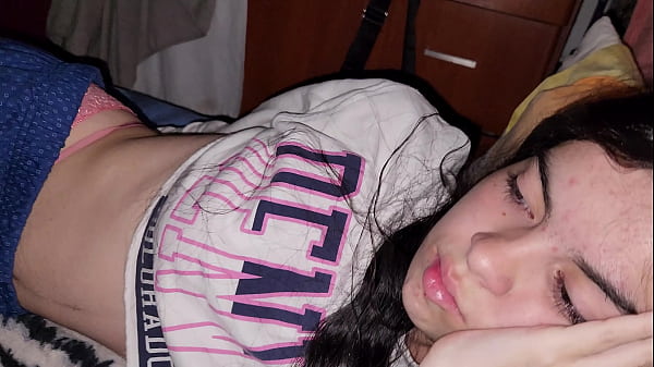 Image His best friend's girlfriend can play and strips naked for him