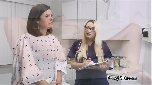 Image Patient slides on doctors dick during checkup