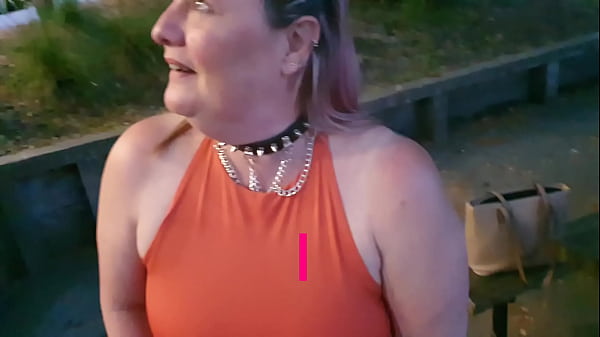 Image NZ MILF slut pisses and pissed on in public park then walks home