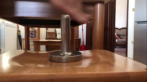 Image Sessolino69 is riding a special toy. Nice cumshot at the end