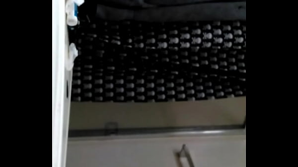 Image Nasty chubby white slut sucks cock and fucks in bathroom while boyfriend is in the garage