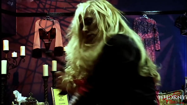 Image WHORNY FILMS Two Stunning Blondes In Sexy Lingerie Get Fucked Hard By Guy In Latex Suit