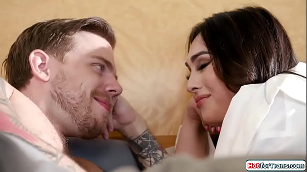 Image Trans Ember Fiera suck n anal rides cock