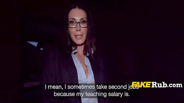 Image Apprehensive Busty Teacher Gets Dirty In The Dark For Money
