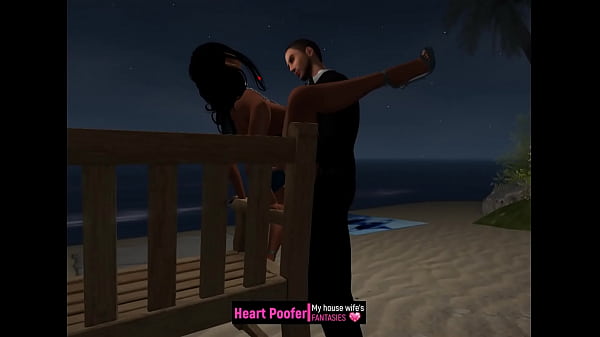 Image Sneaking for a quickie at the beach house party.mp4