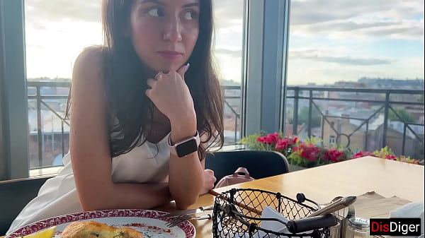 Image Brunette from a dating site gave me fuck her on first date