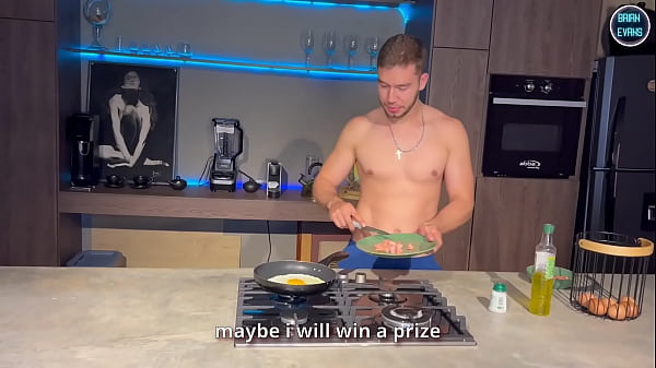 Image Busty latina Amanda Rabbit eats the Eggs and sausage of Brian Evansx for Breakfast