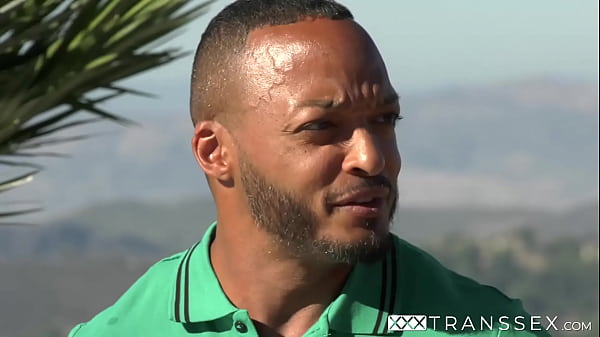 Image Busty tranny Joss Amor anal fucks black hunk Dillon Diaz