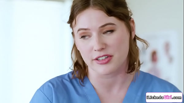 Image Lesbian doctor pussy licking big tits brunette assistant