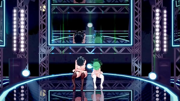 Image Tatsumaki and Fubuki MMD