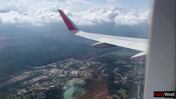 Image Public blowjob on Airplane - we got caught!